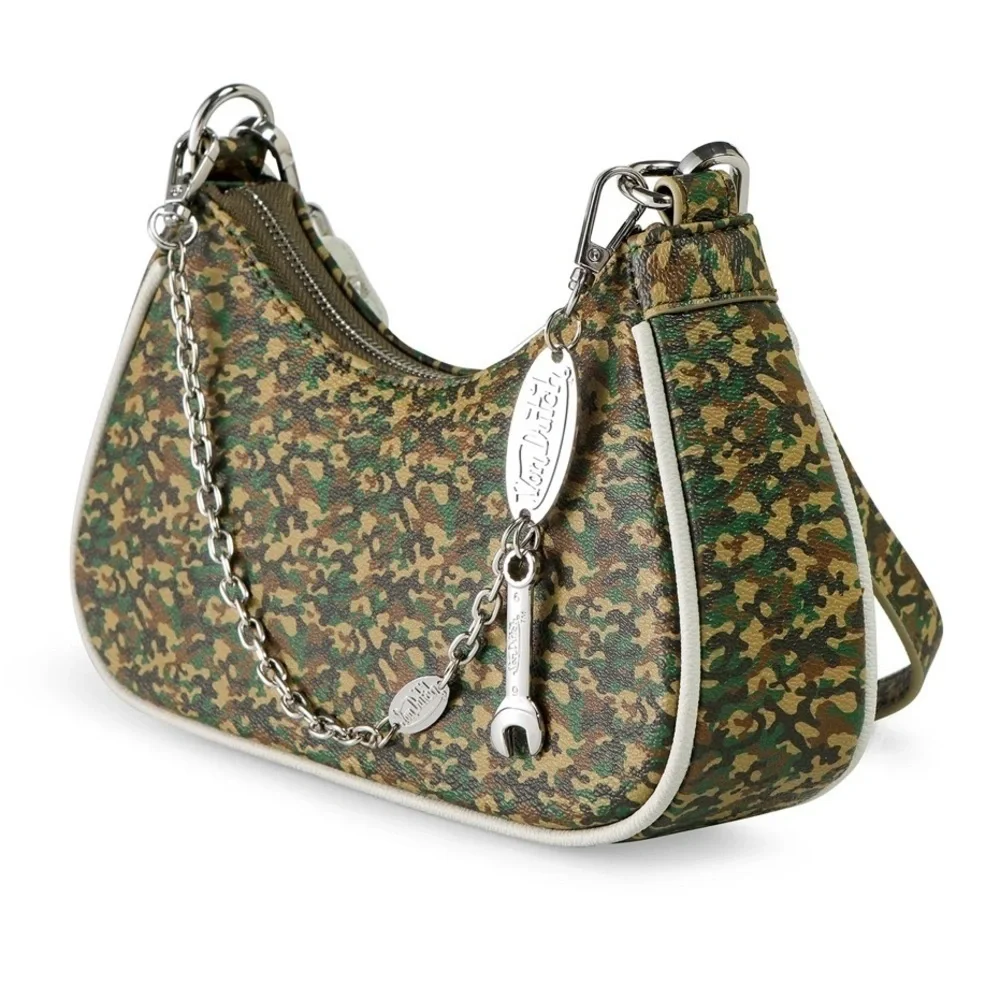 💚🤎VON DUTCH GREEN CAMO SHOULDER BAG💚🤎NWT
